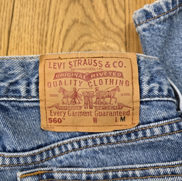 Vintage Levis 506 High Rise Loose Fit Straight Leg Blue Denim Jeans 10 Regular - Picture 6 of 10